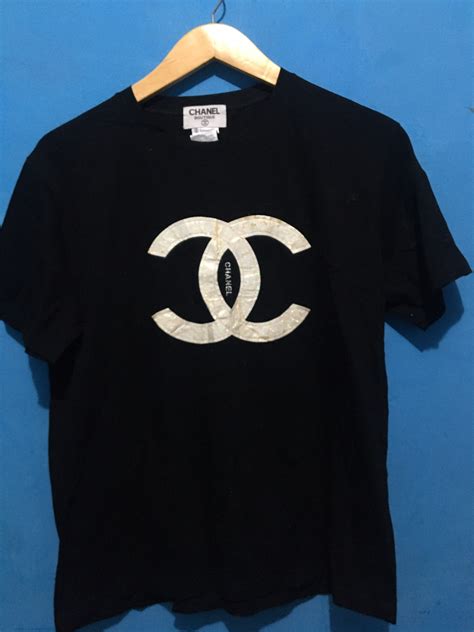 chanel t shirts online|Chanel tee shirts vintage.